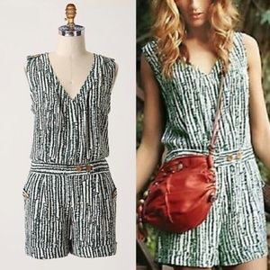 NEW ANTHROPOLOGIE ETT TWA Warm Season Romper 14